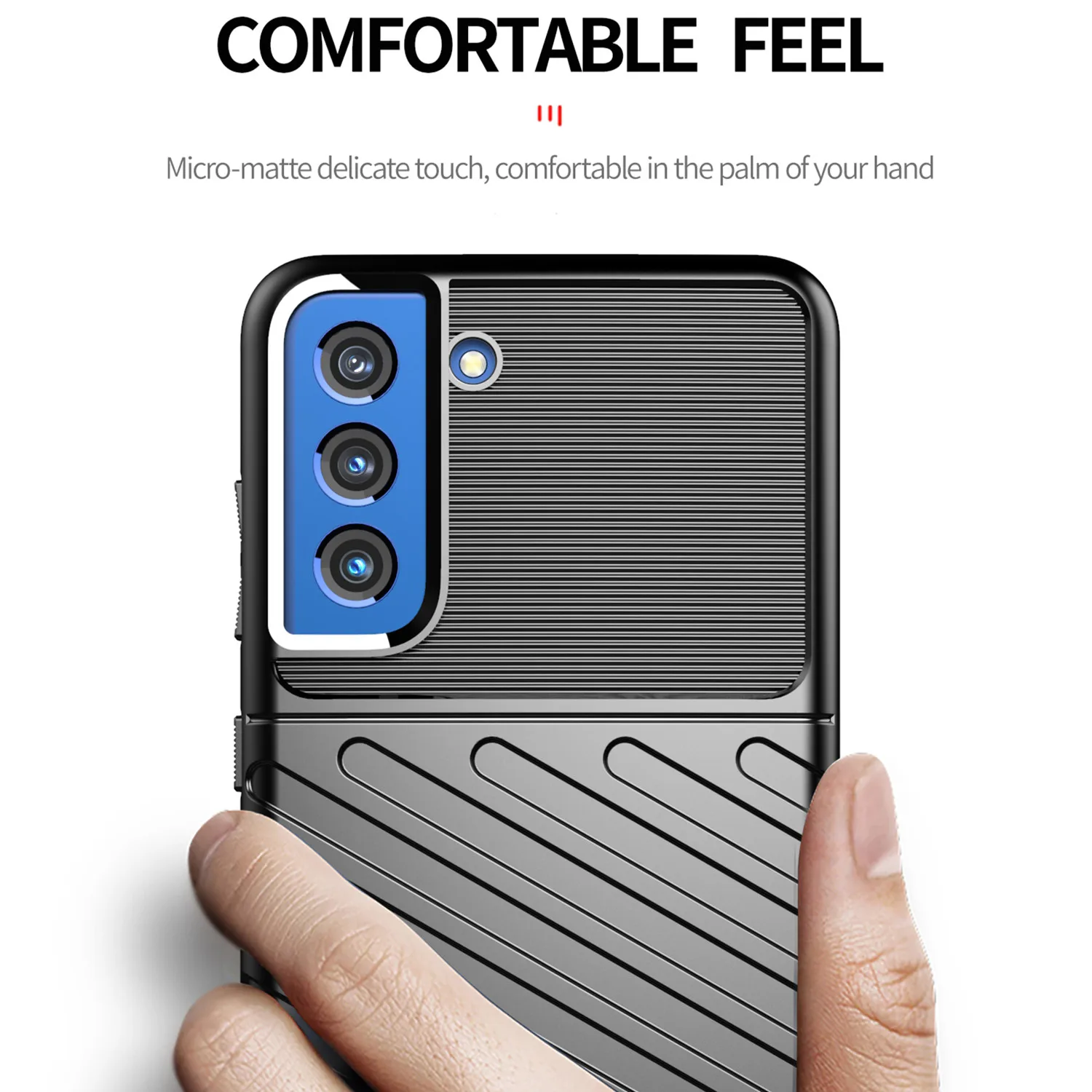 Mobile Shell for galaxy s21 fe s21+ s22 plus s21ultra Thunder Case For Samsung S21 Plus S22+ Galaxy S22 Ultra Soft Phone Cover