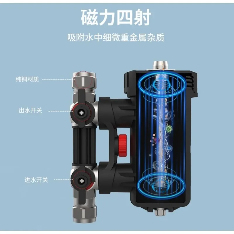 Magnetic Filter For Wall Hung Boiler Underfloor Heating Pre Filter Descaling Heating System Water Cleaner