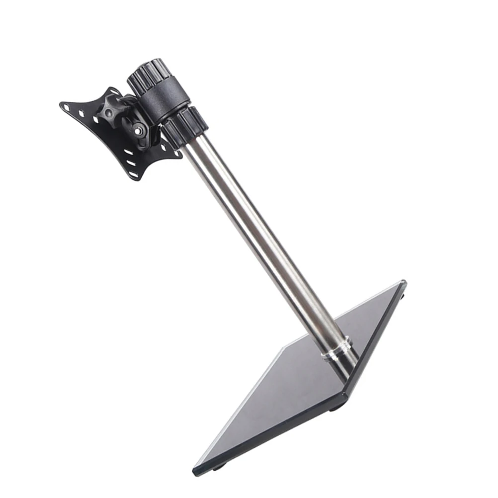 

Adjustable Monitor Stand Tall Arm White Durable Computer Screen Riser Load Bearing Design for Office Home for Monitors
