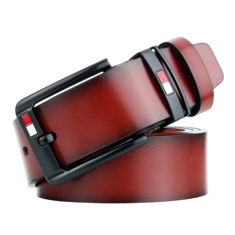 CEXIKA 2024 Luxury Designer Brand Belt for Men High Quality Strap Pin Buckle Vintage Belts for Jeans Leisure Waistband