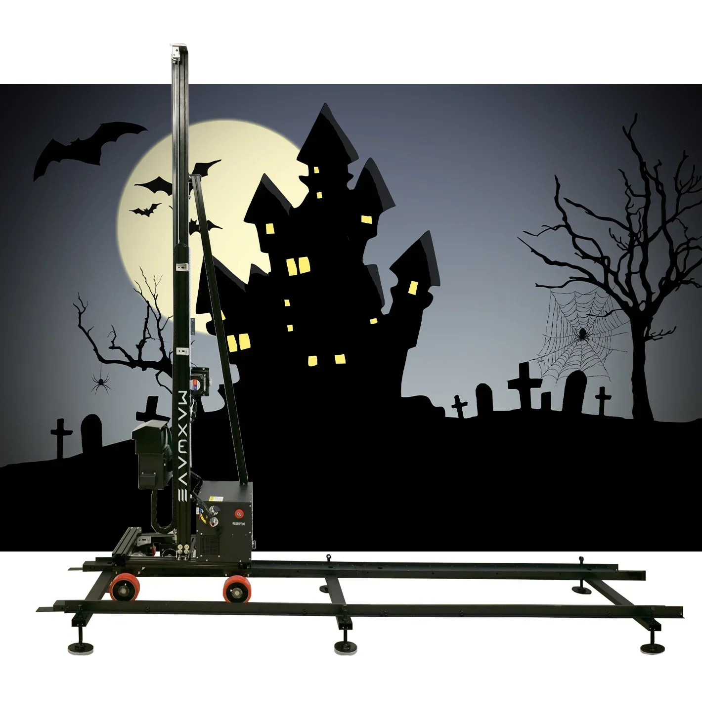 3D UV flat Intelligent Vertical Wall Printer, Digital Varnish Inkjet mural Printing Machine, Direct To Wall Painting Machine