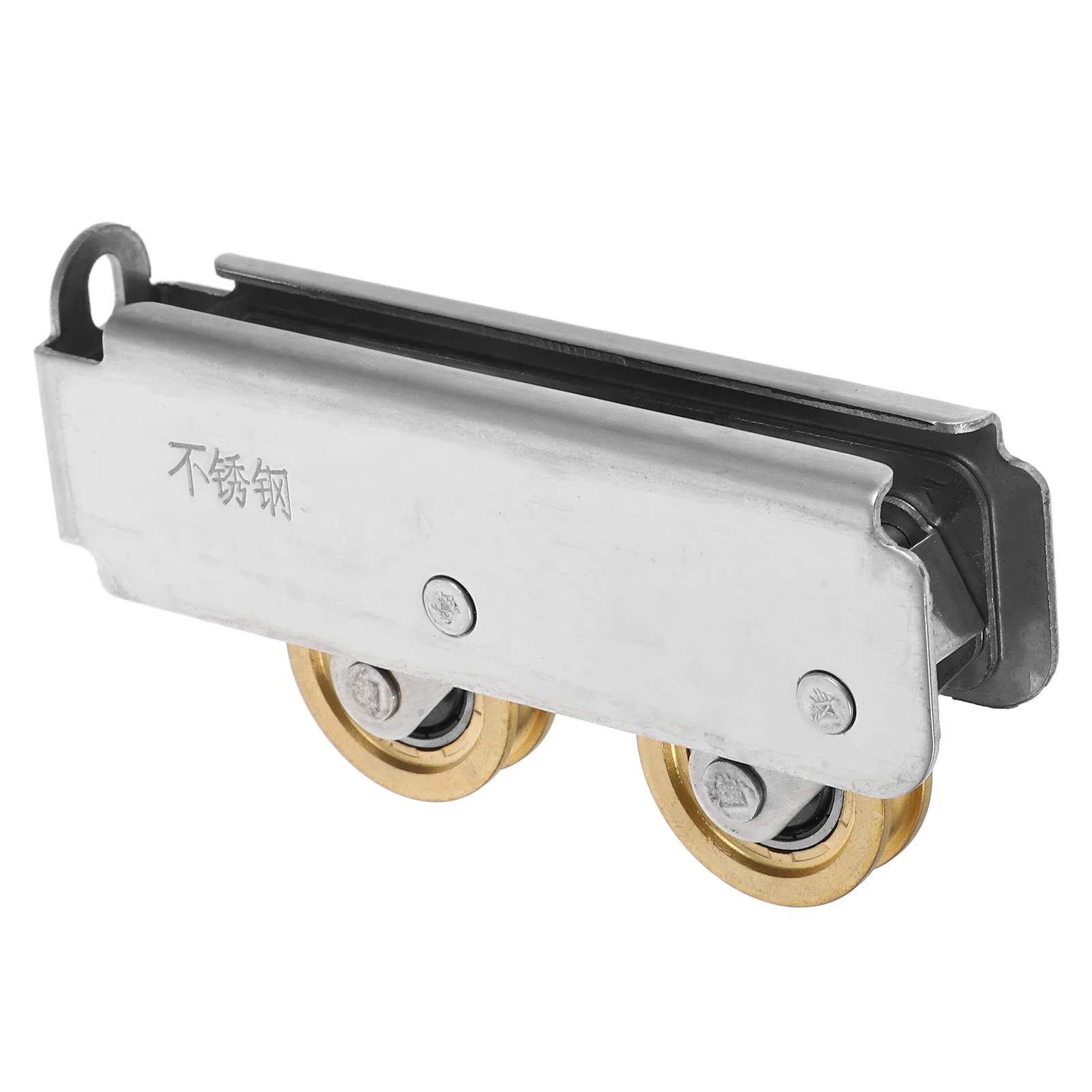 Sliding Door Pulley Block Rigid Caster Roller Casters Heavy Gate Closet Guide Stainless Steel