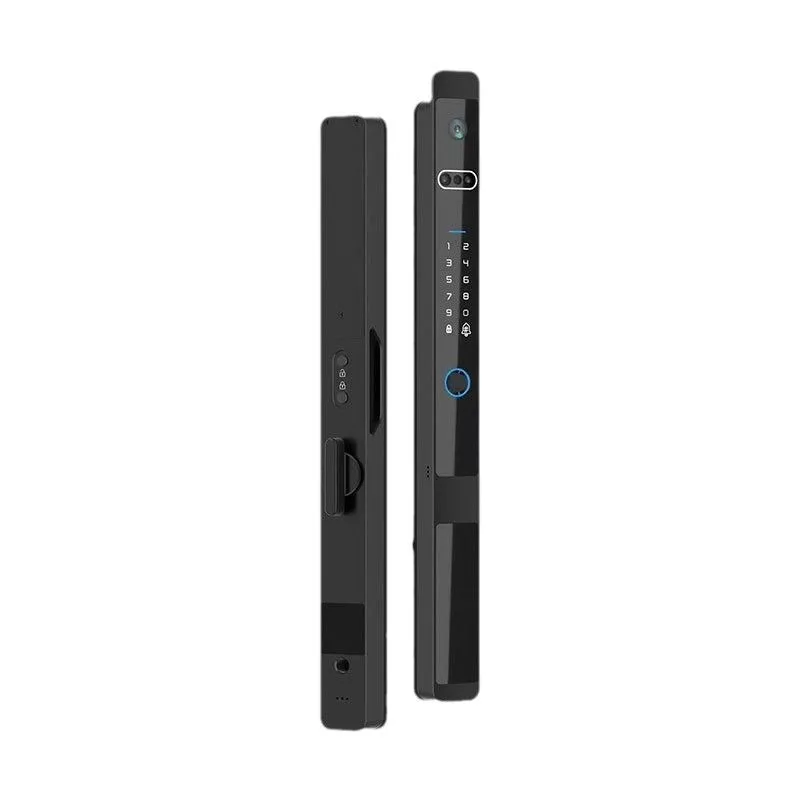 Digital Smart Lock Designed for Aluminum Alloy Doors with Biometric Fingerprint, Touchscreen and RFID Access