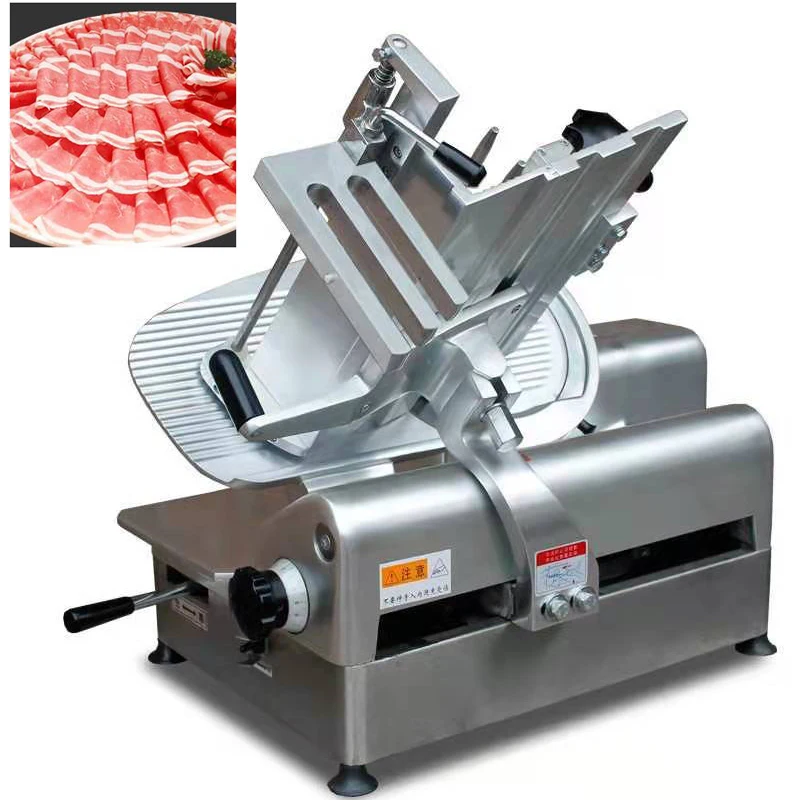 Electric Food Meat Slicer Meat Mincer Lamb Roll Frozen Beef Slicer Lamb Vegetable Automatic Slicing Machine