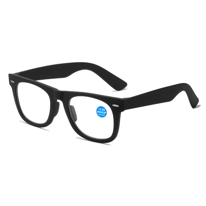 SHONEMES Classic Square Reading Glasses Anti Blue Light Eyewear Men Women Presbyopia Eyeglasses Diopters +1.0 1.5 2 2.5 3 4