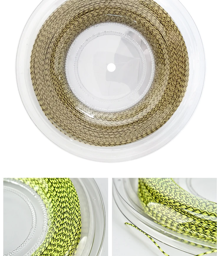 أوتار التنس 200 متر بكرة سلسلة التنس بكرة 200 #4