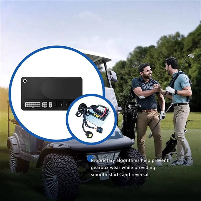 

2Pcs 24V 90A Drive Motor Controller Brush Permanent Magnetism Motor Controller For Curtis Golf Cart 1212P-2502 CL7011418