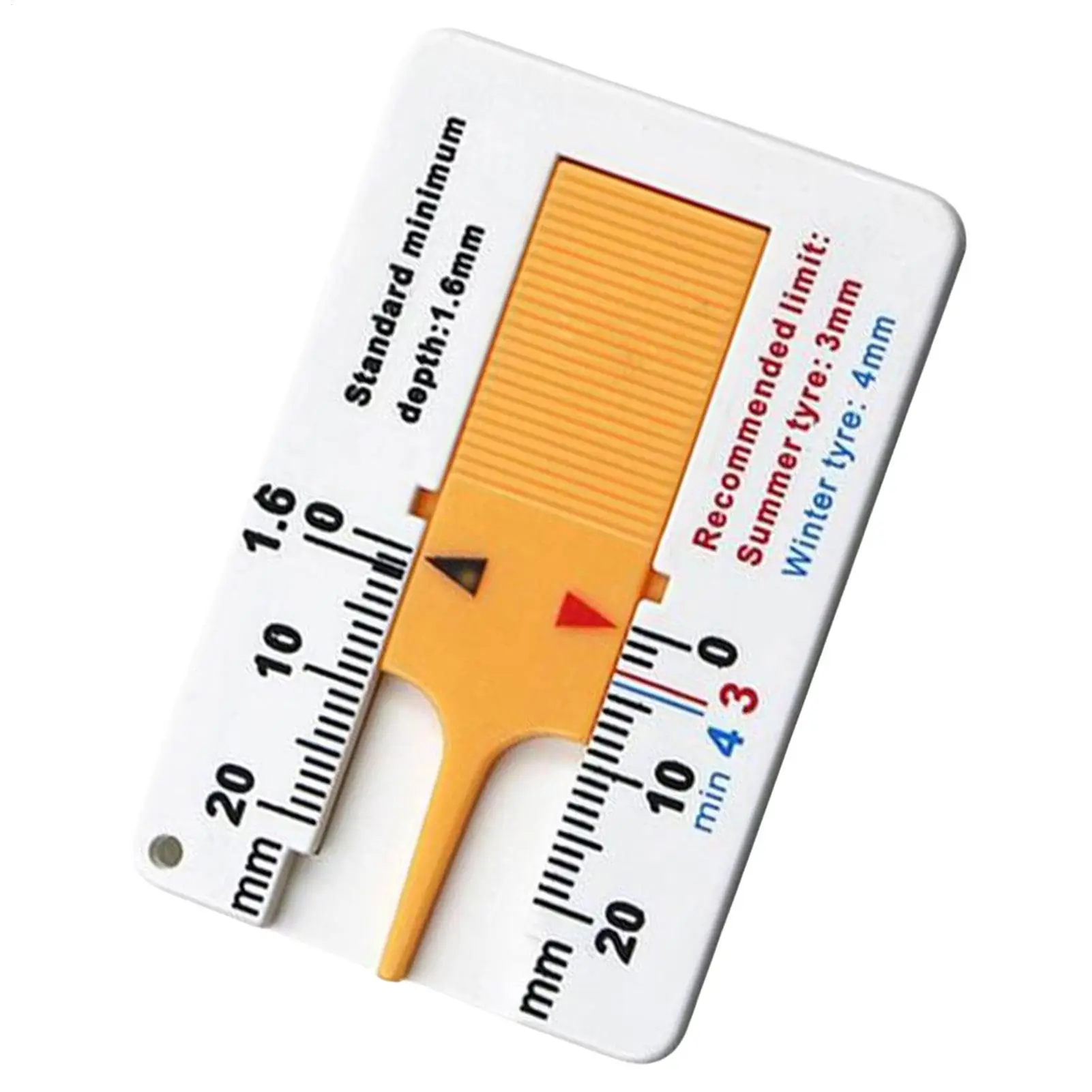 

Car Tester Tire Depth Ruler Car Inspection Tool Automobile Tire Wear Detection Measuring Tools Depth Calipers Tire Depth Measure