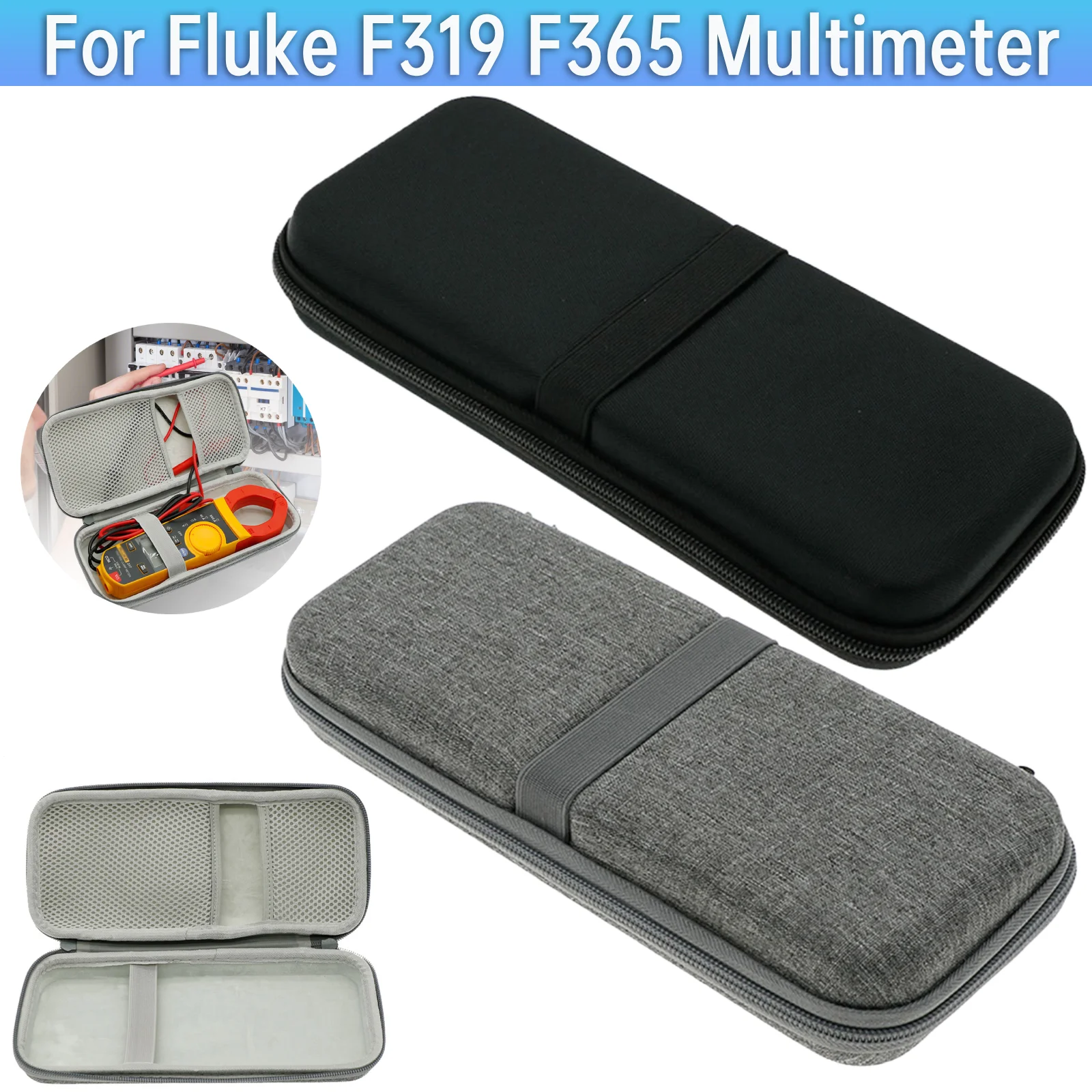 

Прочный защитный кейс EVA для цифрового токоизмерительного прибора Fluke 317, портативная сумка для хранения, чехол для мультиметра Fluke F319 F365