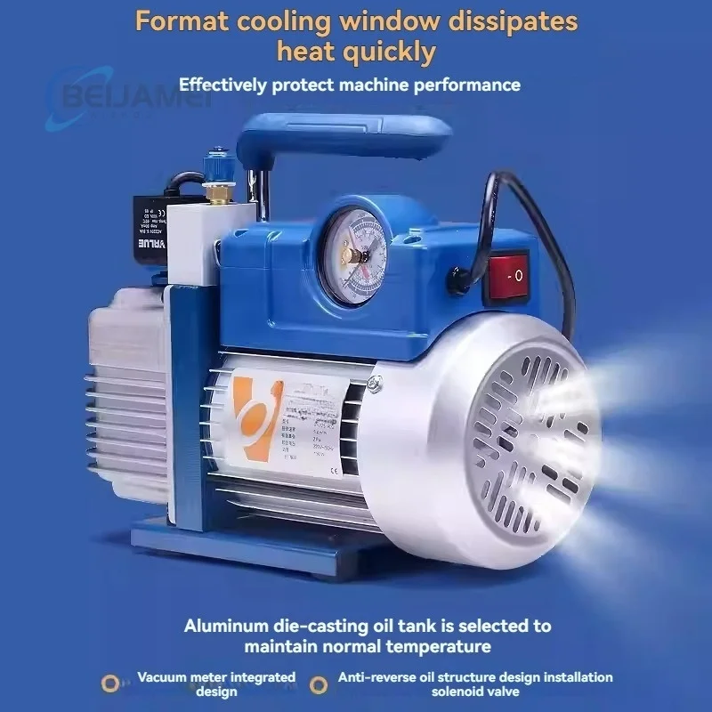 Portable Small Vacuum Pump 1-Liter/1.5L for Air Conditioner Installation And Maintenance - Efficient Cooling And Heating Tool