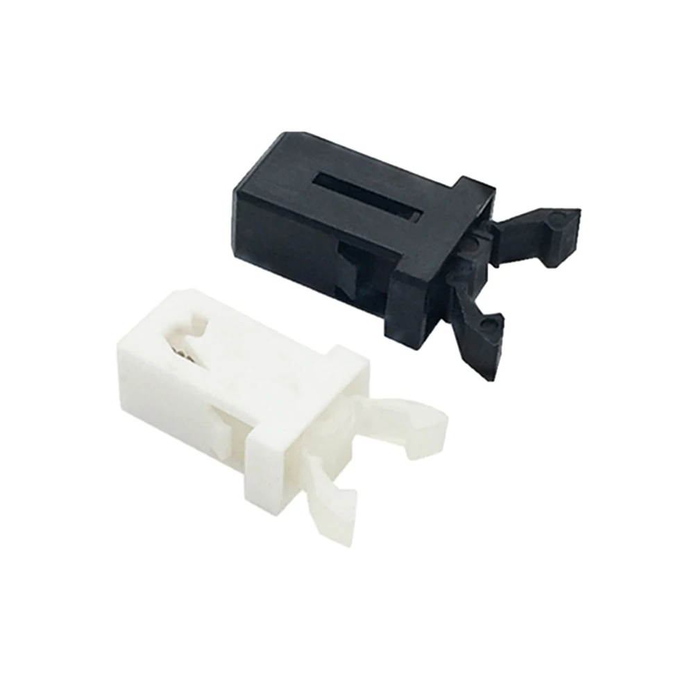 

10 Sets Small Door Lock Switch Plastic Self-locking Switches with Hook for Garbage Can Door Cover Storage Box Repair Black White