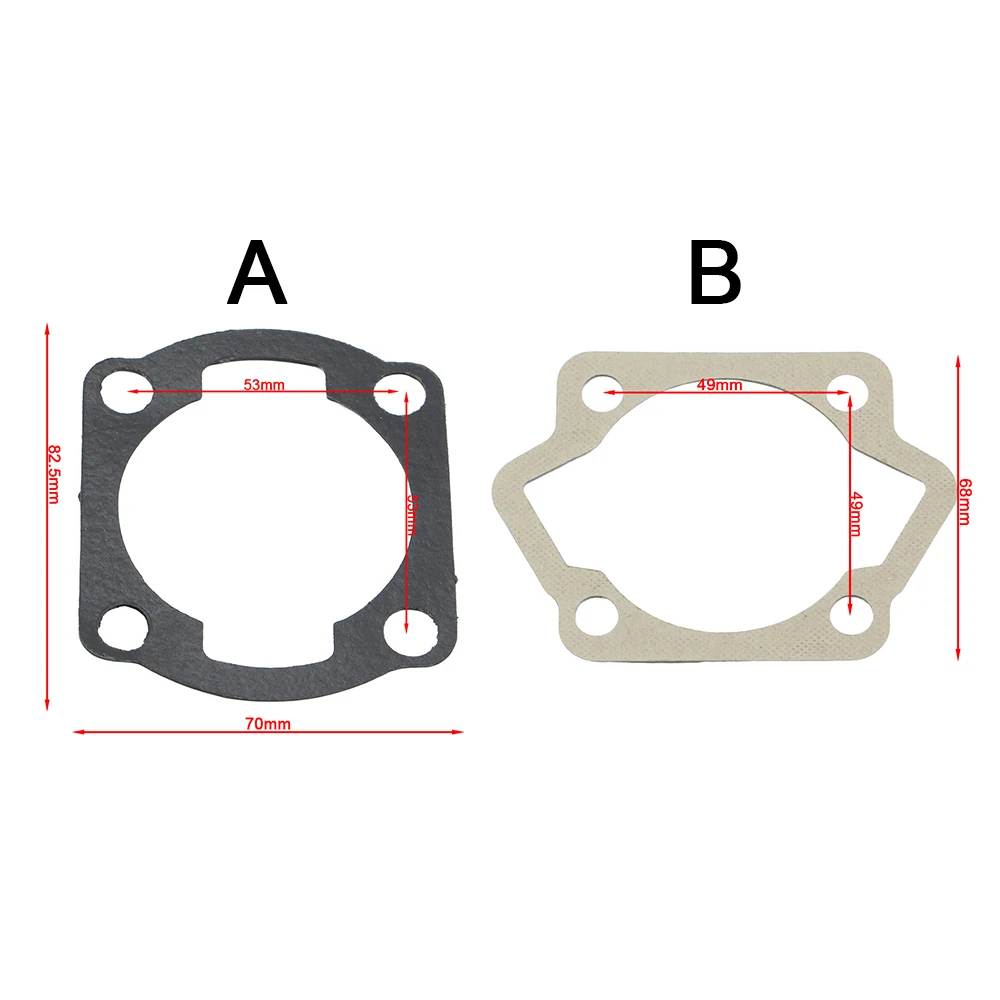 2 Set Gasket Kit Replacement For 2-Stroke 100cc Engine Motor Gas Motorized Bicycle Push Bike Cylinder Crankcase Accessories - view 3