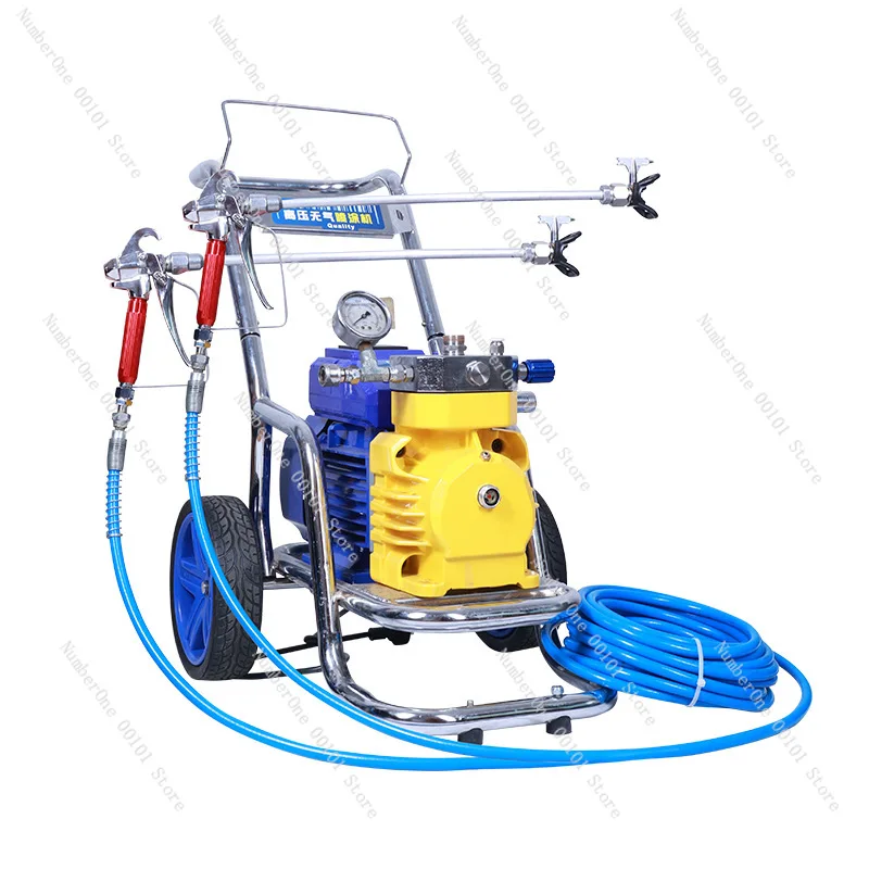 Latex Paint Special Spray Machine High Pressure Airless Small High Power Paint Coating Spray Machine All-in-One Color Steel Tile
