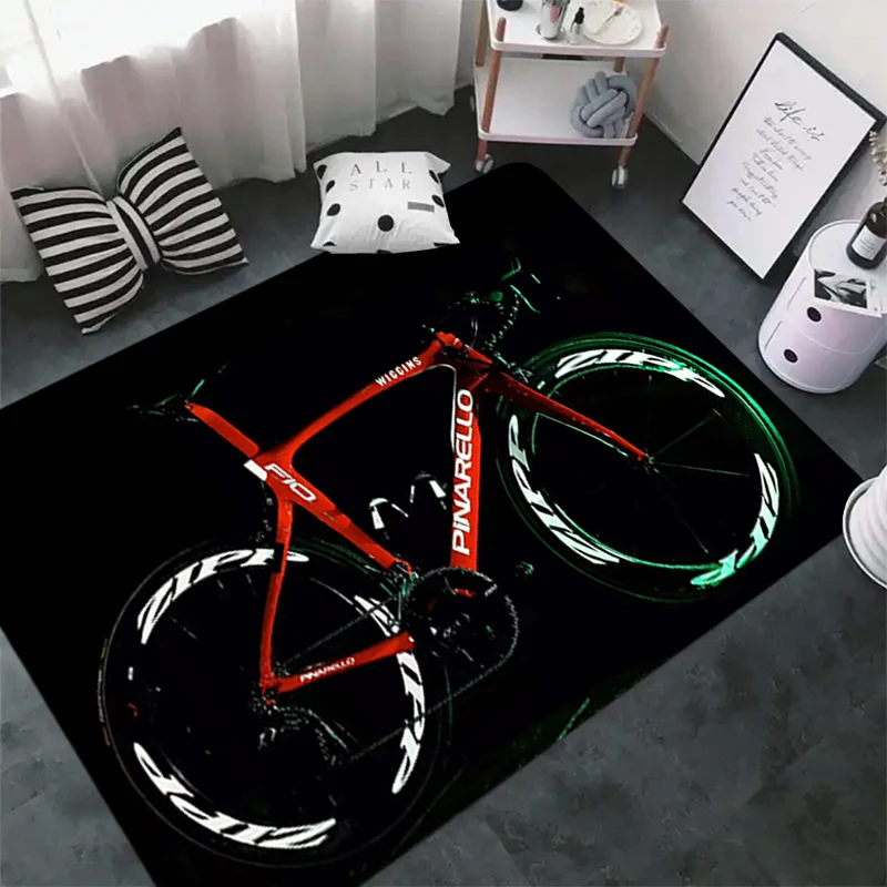 Bicycle Carpet Entrance Doormat Decorative Pinarello Welcome Carpets Bath Floor Rugs Foot Mat Custom Design Car Boot Home Decors