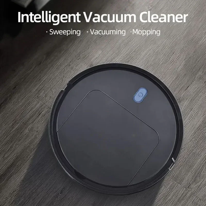 Ultra-Thin Vacuum Cleaner Automatic 3-in-1 Smart Wireless Sweeping Wet and Dry Cleaning Machine Household Mopping Robot