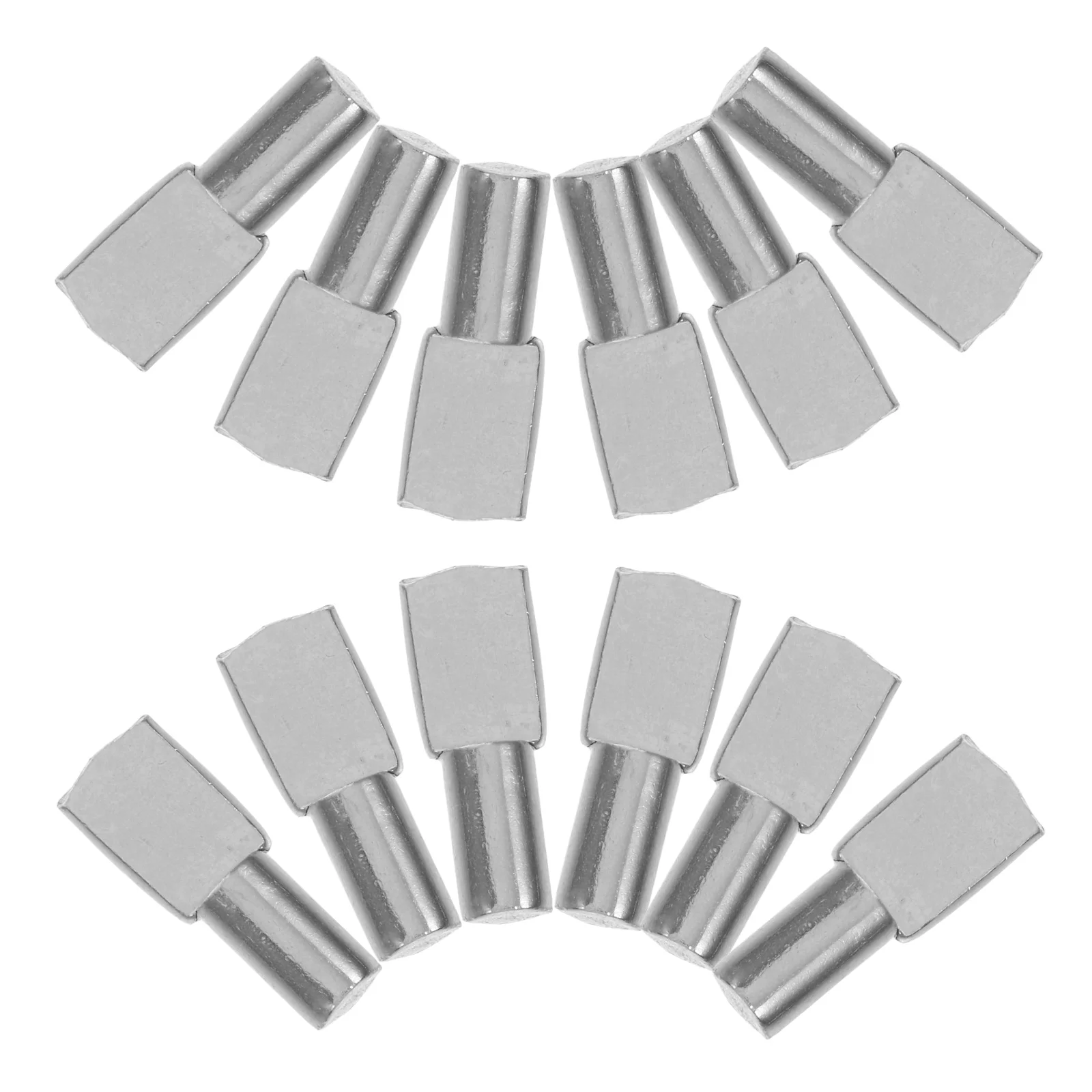 

100 Pcs Layer Board Supports 5mm Stainless Steel Invisible Shelf Pins for Cabinets Furniture Replacement Pegs Wardrobe Storage