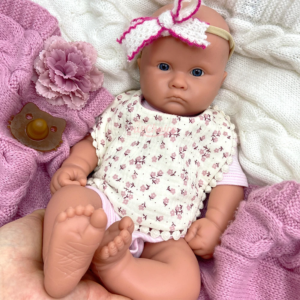 ตุ๊กตาซิลิโคนรีบอร์นแบบ DIY ขนาด 45 ซม. สำหรับเด็กผู้หญิง  ยังไม่ได้ลงสี  สามารถเปิดปากได้  เหมาะสำหรับเป็นของขวัญสำหรับคนรักตุ๊กตาและนักสะสม