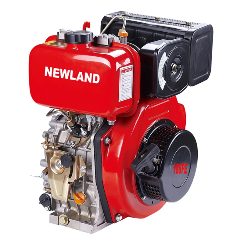 Single Cylinder 4 Stroke 188F Diesel Engine 7.5Kw, Machinery Engine