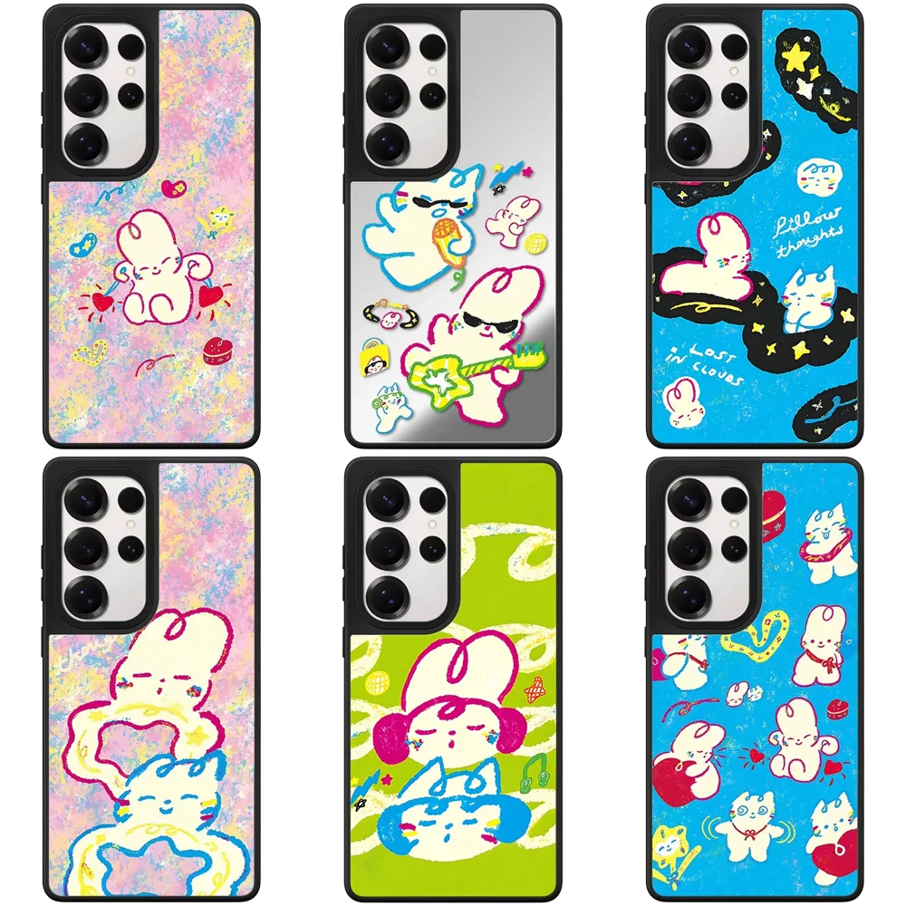 

6032818 Mirror Magnetic Case: Compatible with Samsung Galaxy S23 U S24U S25 S26 Ultra S25+ S26 Plus Shell