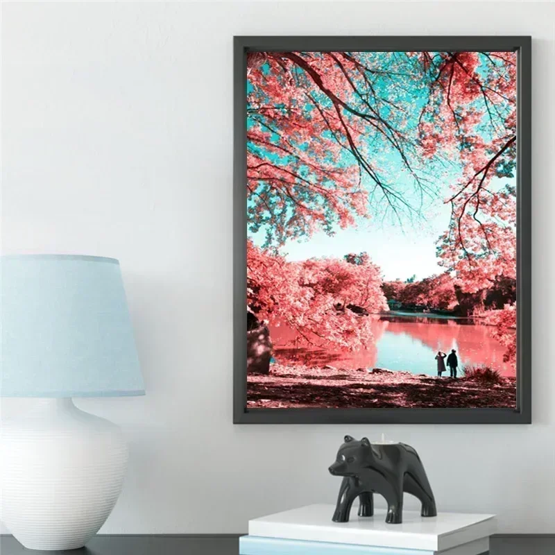 

Цифровая акриловая цветочная картина «Тюльпан», ручная наполненная пейзажная живопись, взрыв, 80647