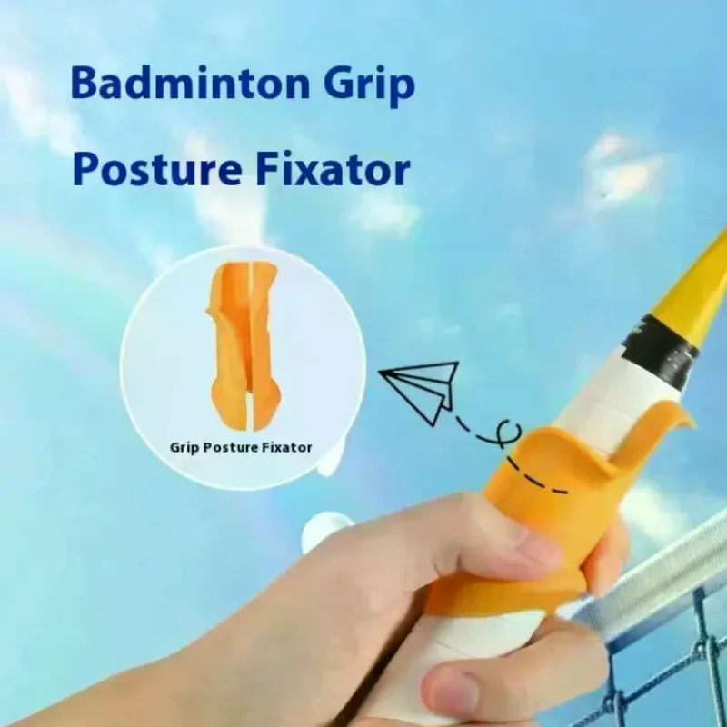 

PP Badminton Grip Aid Improve Skills Universal Tennis Racket Grip Assistance Badminton Racket Posture Correction