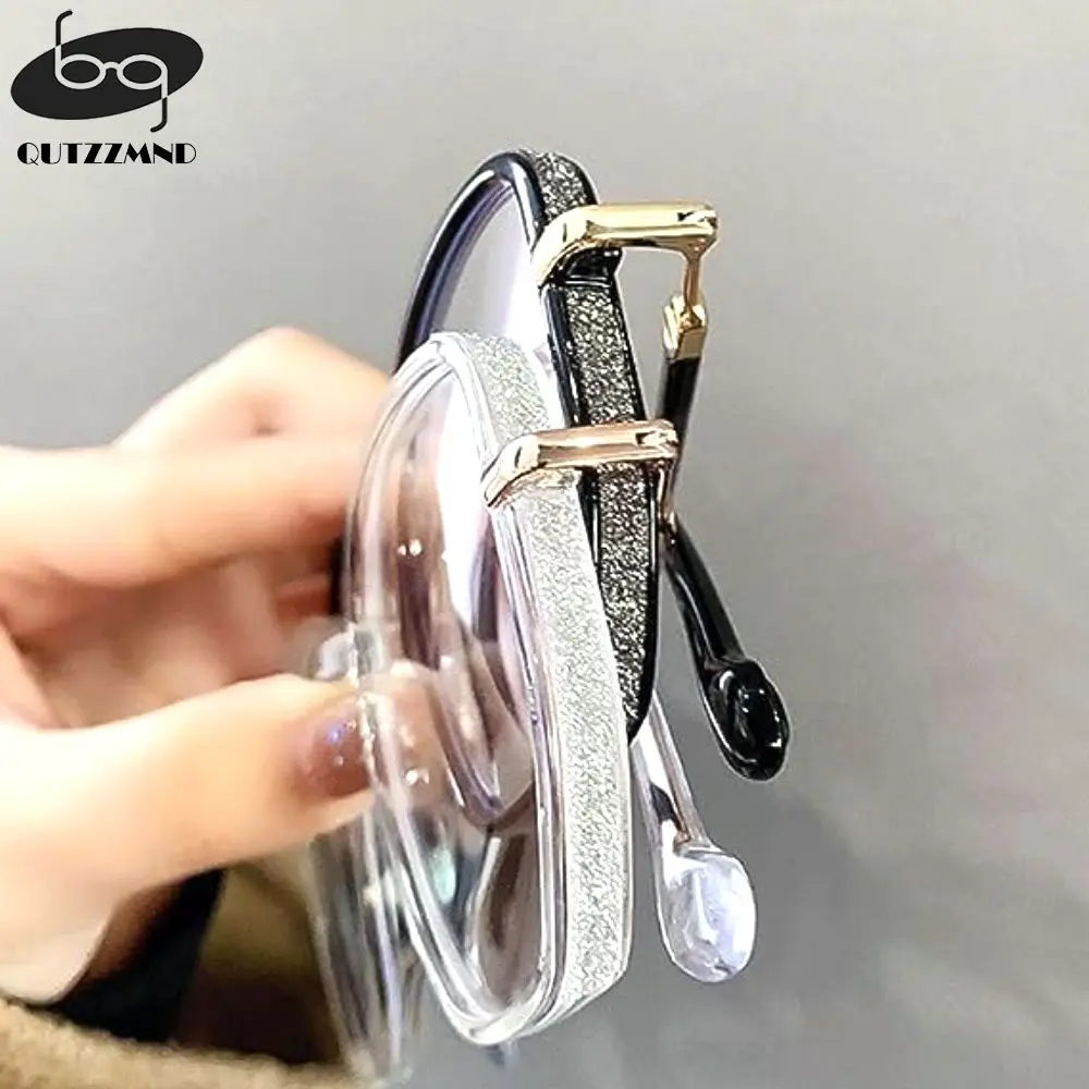 

Oversize Square Glasses Women's Portable Fashion Anti-Blue Light Reading Glasses Blue Light Blocking Ultralight Eyeglasses New