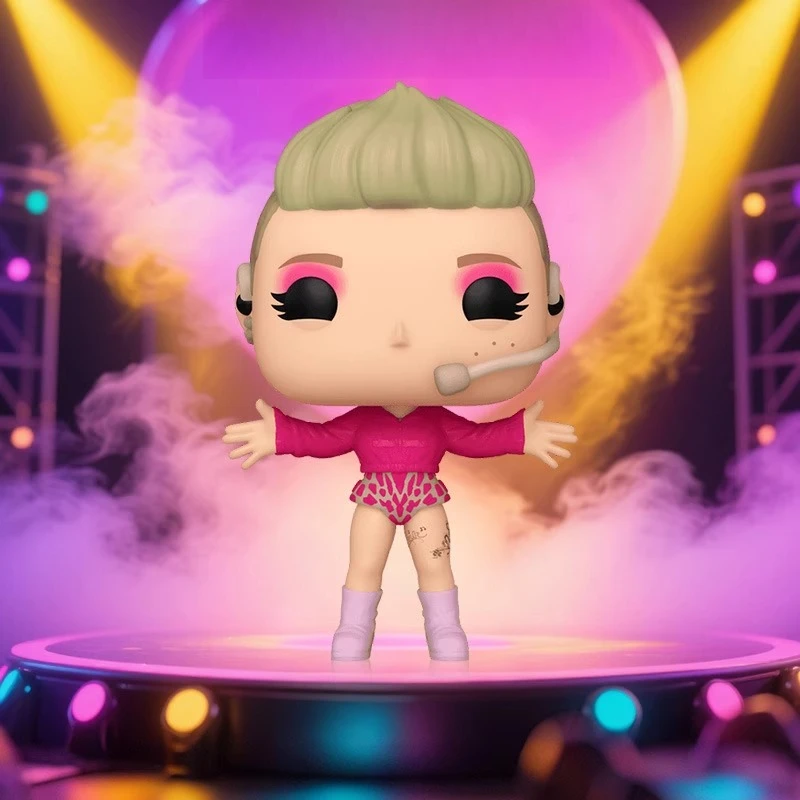 

Genuine Edition FUNKO POP《Singer PINK's Album TRUSTFALL》Anime Action Desktop Decoration Ornament Model Toys Collectible Model