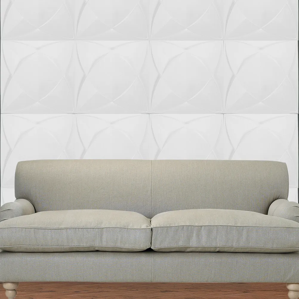 3Pcs Interior Wall Panels 3D PVC Material Decor Restaurant Multi Function Background