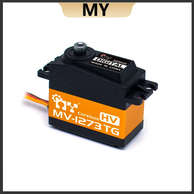 

OverShoot MY Servo MV-1273TG 7.4V 16KG Titanium Gears Coreless Standard Digital Servo Savox 1273TG for Helicopter Rc Parts