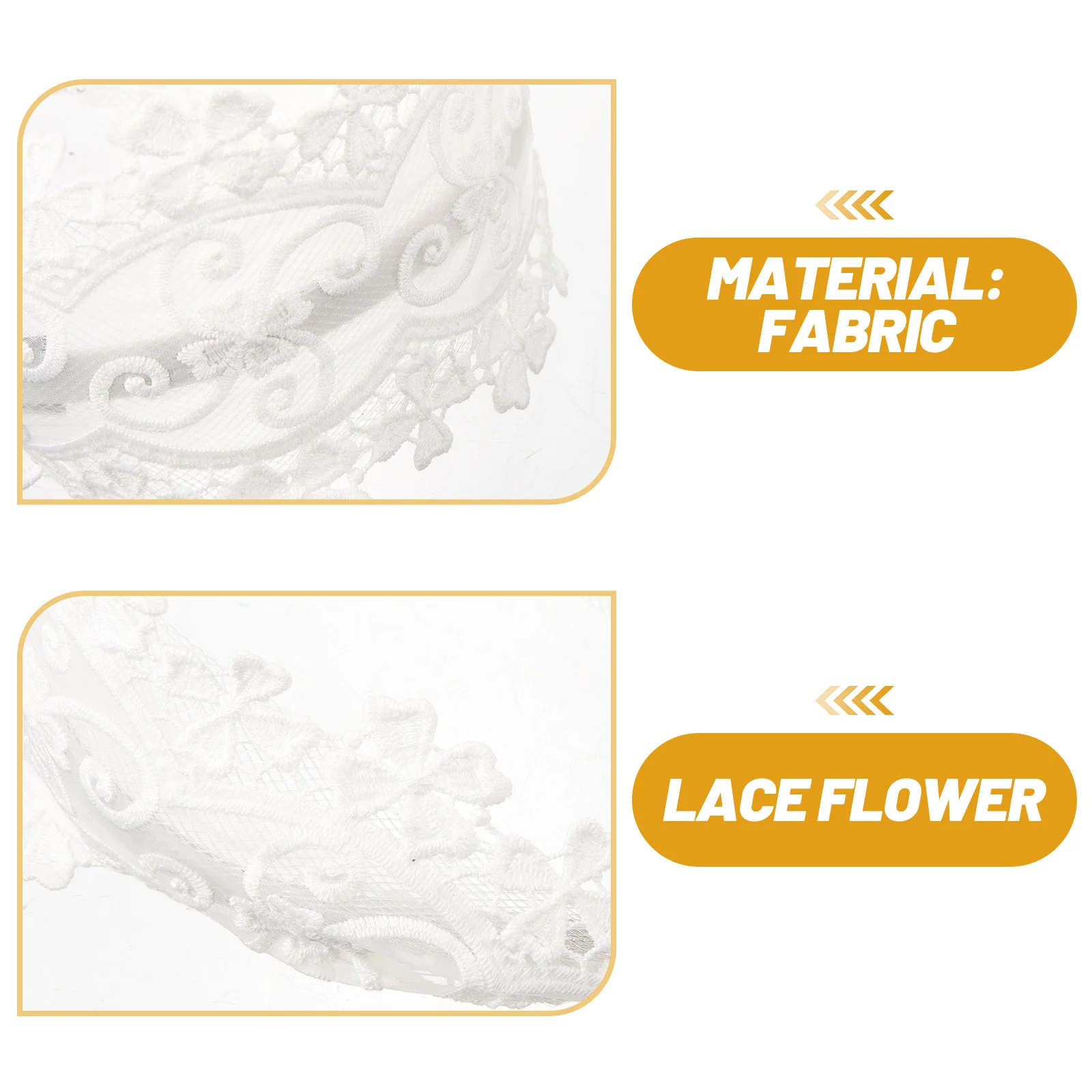 Women Lace Headband Beautiful Wide Fabric Hair Accessory Elegant Comfortable Design Ideal for Party Gathering Daily Fashion Look