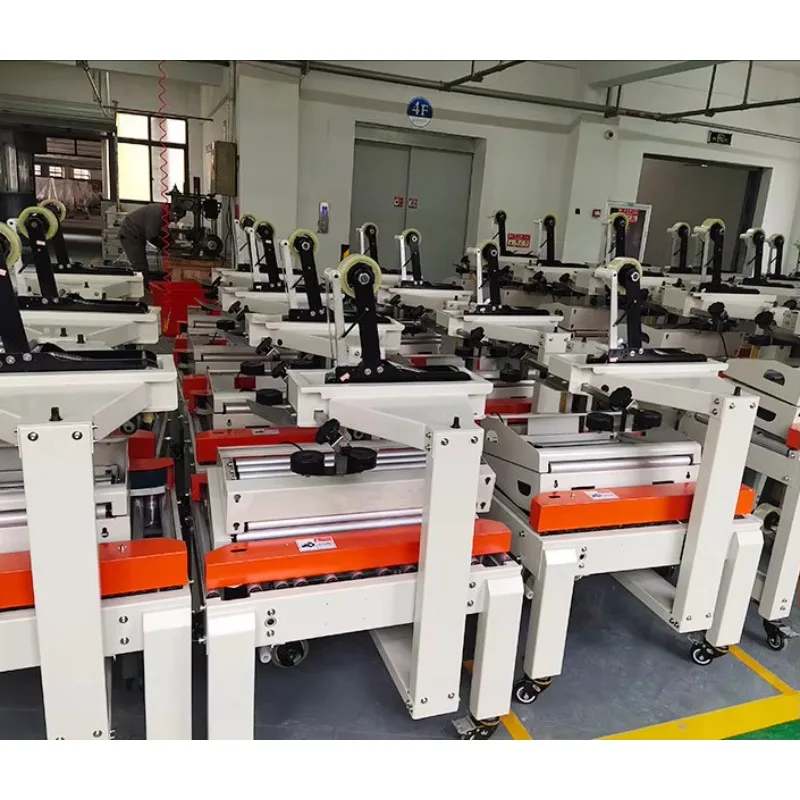 Automatic Carton Boxes Adhesive Tape Sealer/ Top and Bottom Cardboard Box Sealing Packaging Machine