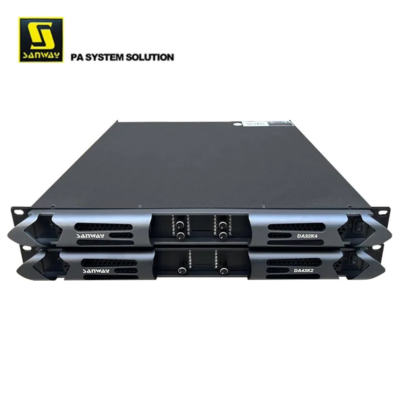 

DA32K4 4 Channels 26800 Watt Class D Dj Equipment 1U Power Amplifiers For PA Concert