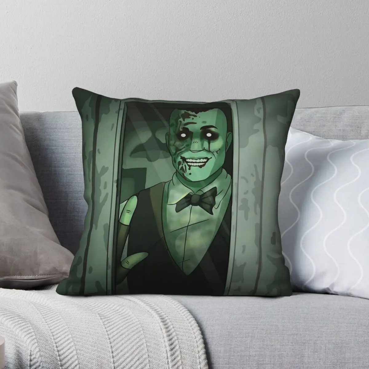 Outlast Eddie Gluskin The Groom Square Pillowcase Polyester Linen Velvet Pattern Decorative Throw Pillow Case Bed Cushion Case