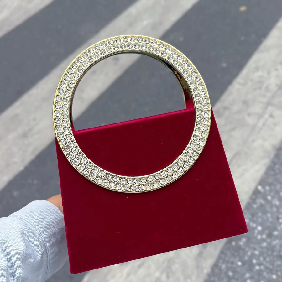 

Shimmer Striped Acrylic Square Bag Women Handbag Wedding Party Clutch Purse Shoulder Bag