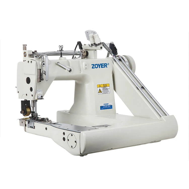 ZY927 Zoyer Double  Feed-off-the-arm Chain Stitch Sewing Machines low-tension  thread and bottom thread