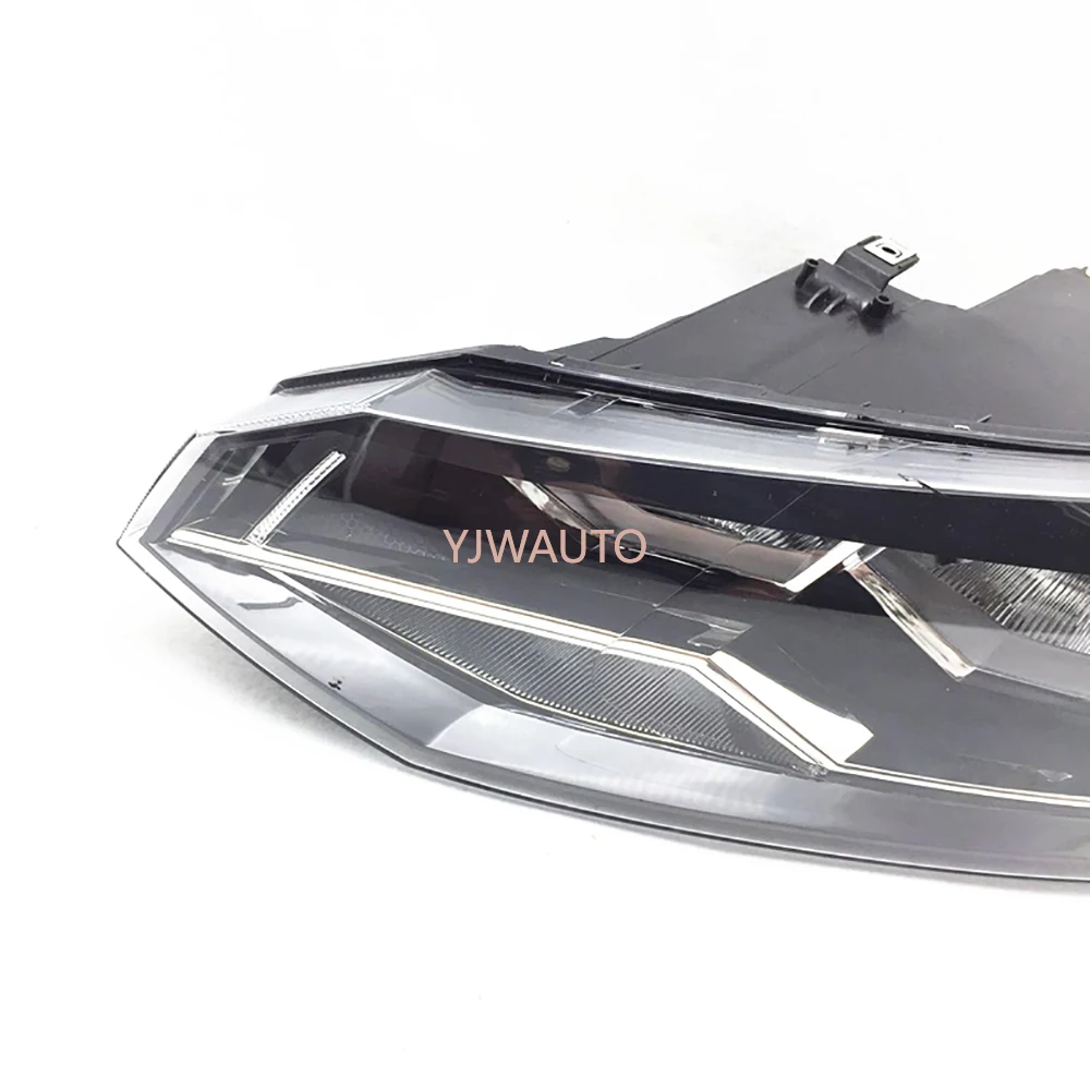 For VW Polo 2018 2019 Car Headlight Assembly Headlamp with Day Running Lamp Replacement Front Whole Auto Light Assembly