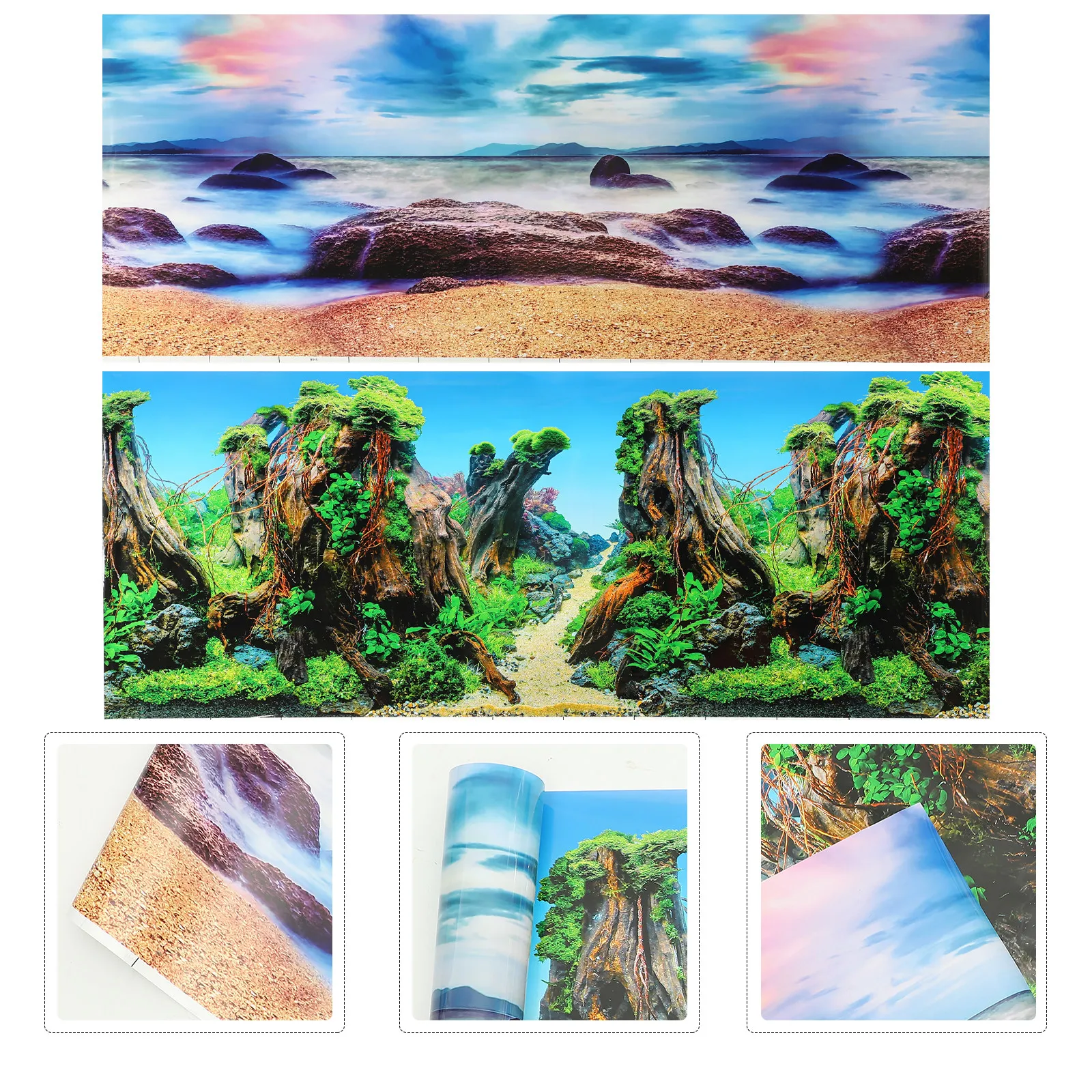 Fish Tank Background Paper Dec - огляд і ціна Background Film 3D