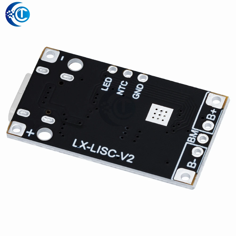 Type-C USB 2-3S BMS 15W 8.4V 12.6V 1.5A Lithium Battery Charging Boost Module With Balanced Support Fast Charge With Indicator