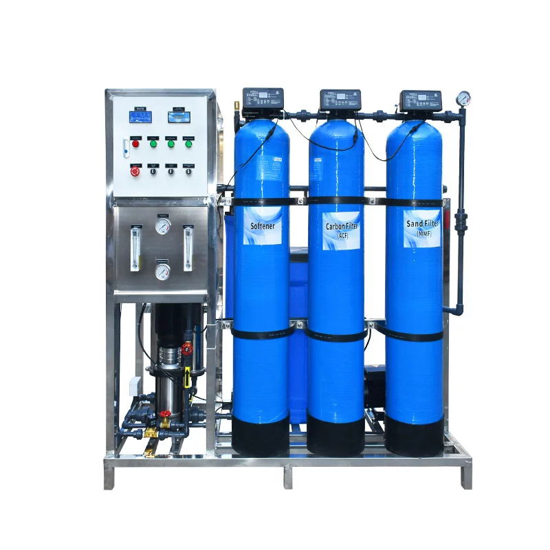 BROVA commercial RO pure water purifier for water plants, central large‑scale equipment, customizable flow 1‑100 T/h