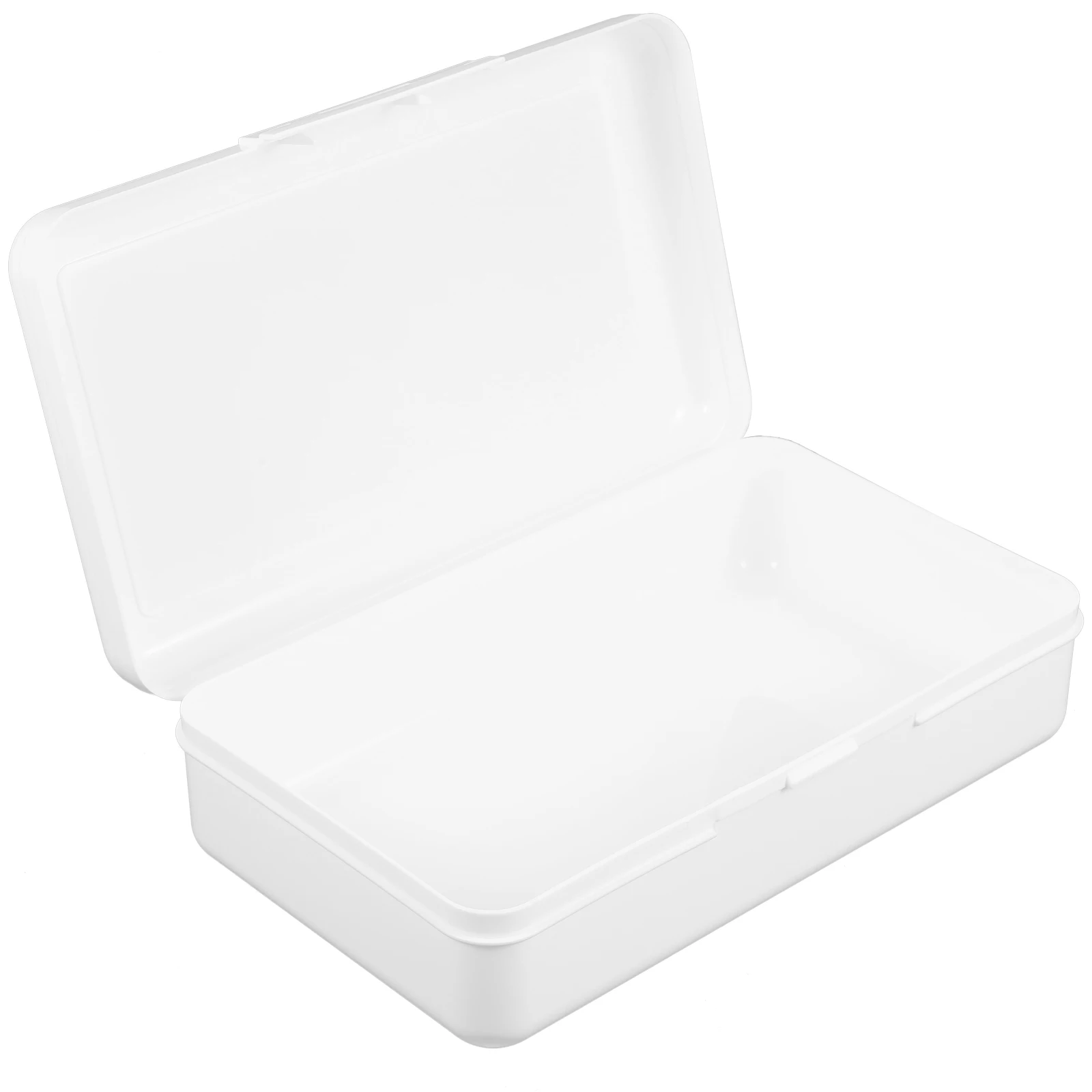 صندوق أقلام رصاص شفاف حافظة أقلام بلاستيكية منظم تخزين لأقلام القرطاسية المدرسية أقلام الرصاص علامات رسم صغير محمول