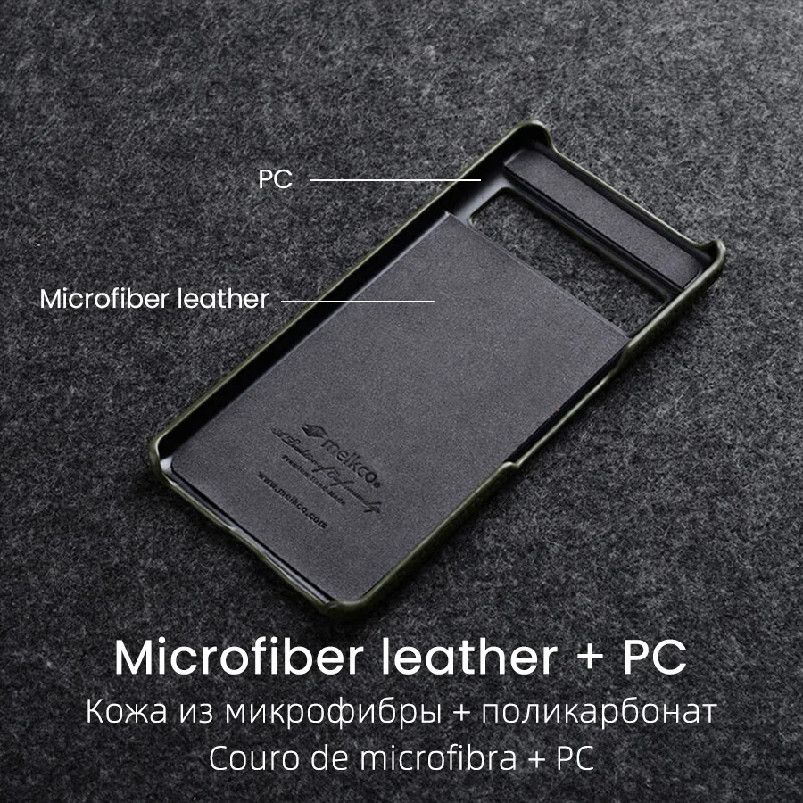 Melkco Premium Genuine Leather Case for Google Pixel 7 Pro 5G Luxury Fashion Business Natural Cowhide Phone Cases Cover
