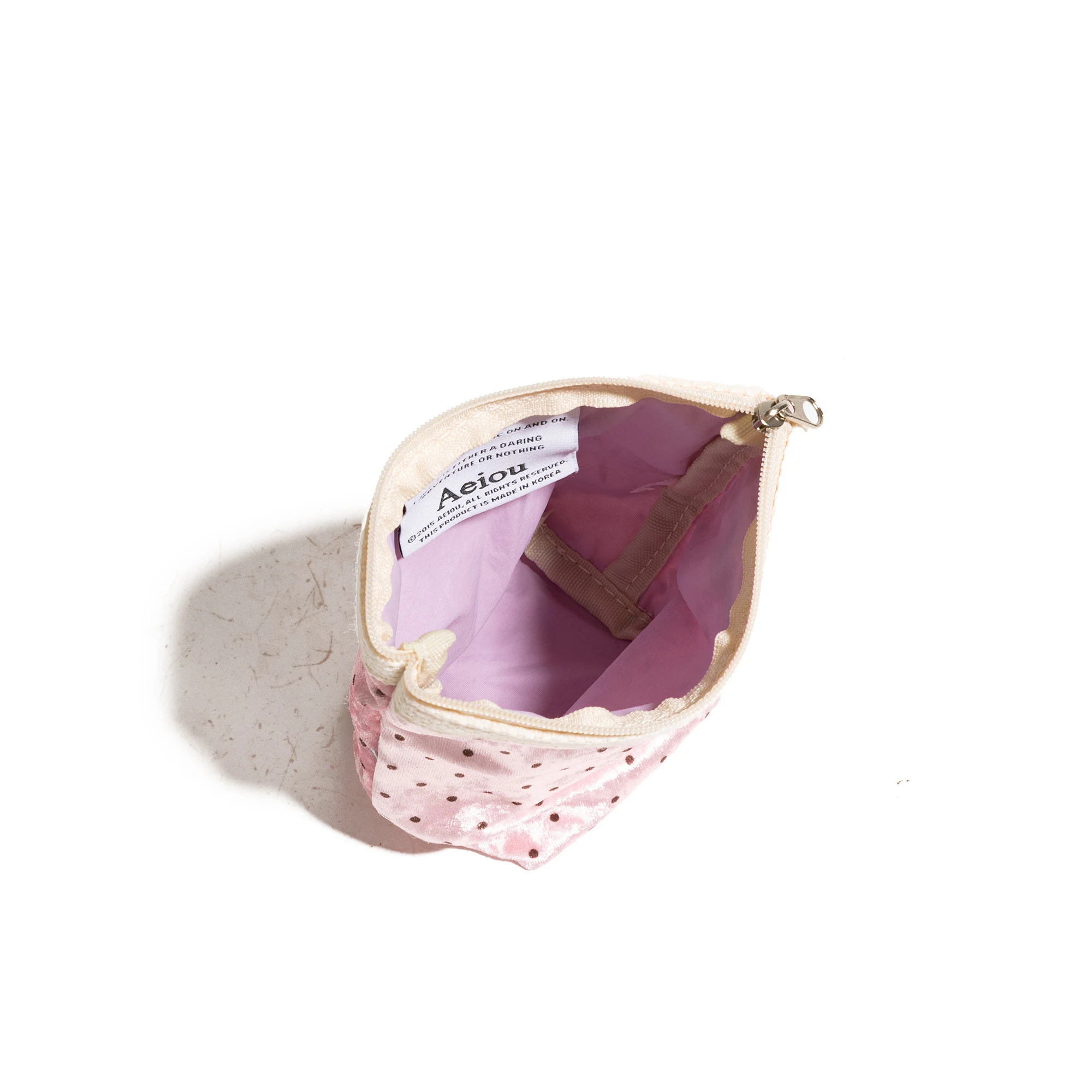 MABULA Fashion Women's Cosmetic Bag Cute Soft Corduroy Small Bag Autumn Korea Travel Lipstick Make Up Lovely Storage Bag Purse