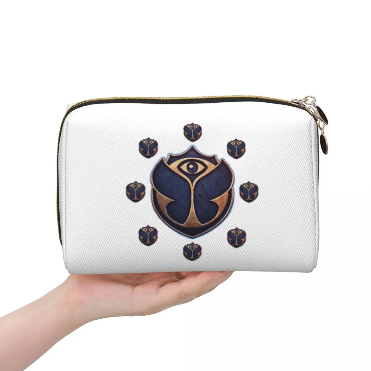 

Tomorrowland Adult Cowboy Women Cosmetic Bags Travel Makeup Organizer Pouch Toiletry Storage Dopp Kit Case