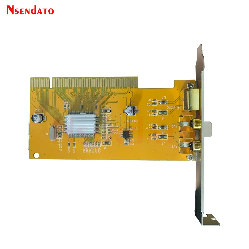 878A PCIE Express Capture Card 2 Port AV SVHS PCI-E Express Video Capture Acquisition Card