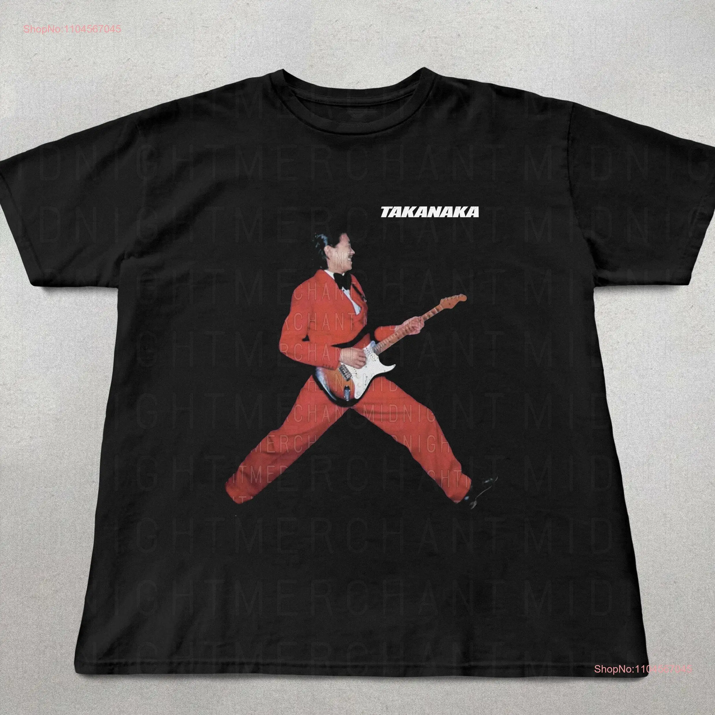 Masayoshi Takanaka T Shirt Japanese music shirts tee Band tees Trendy Album  long or short sleeves