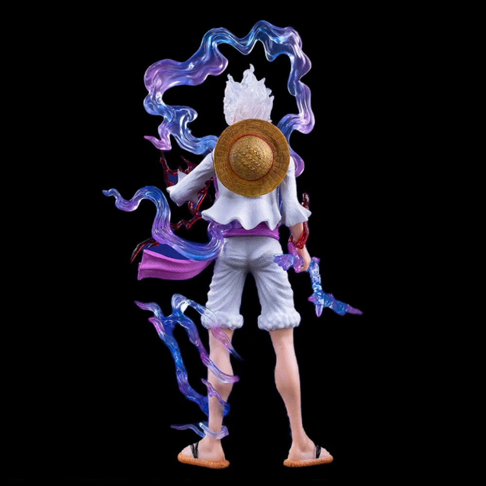 21CM Anime One Piece Luffy GEAR 5 Figurine Nika Sun God Action Figures Collectible Model Doll Toys Children Gift