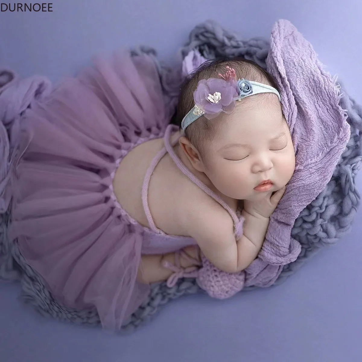 Vestido de tutú para bebé niña, traje de fotografía para recién nacido, mameluco de lana de punto, vestido de encaje para niña, ropa para sesión de fotos