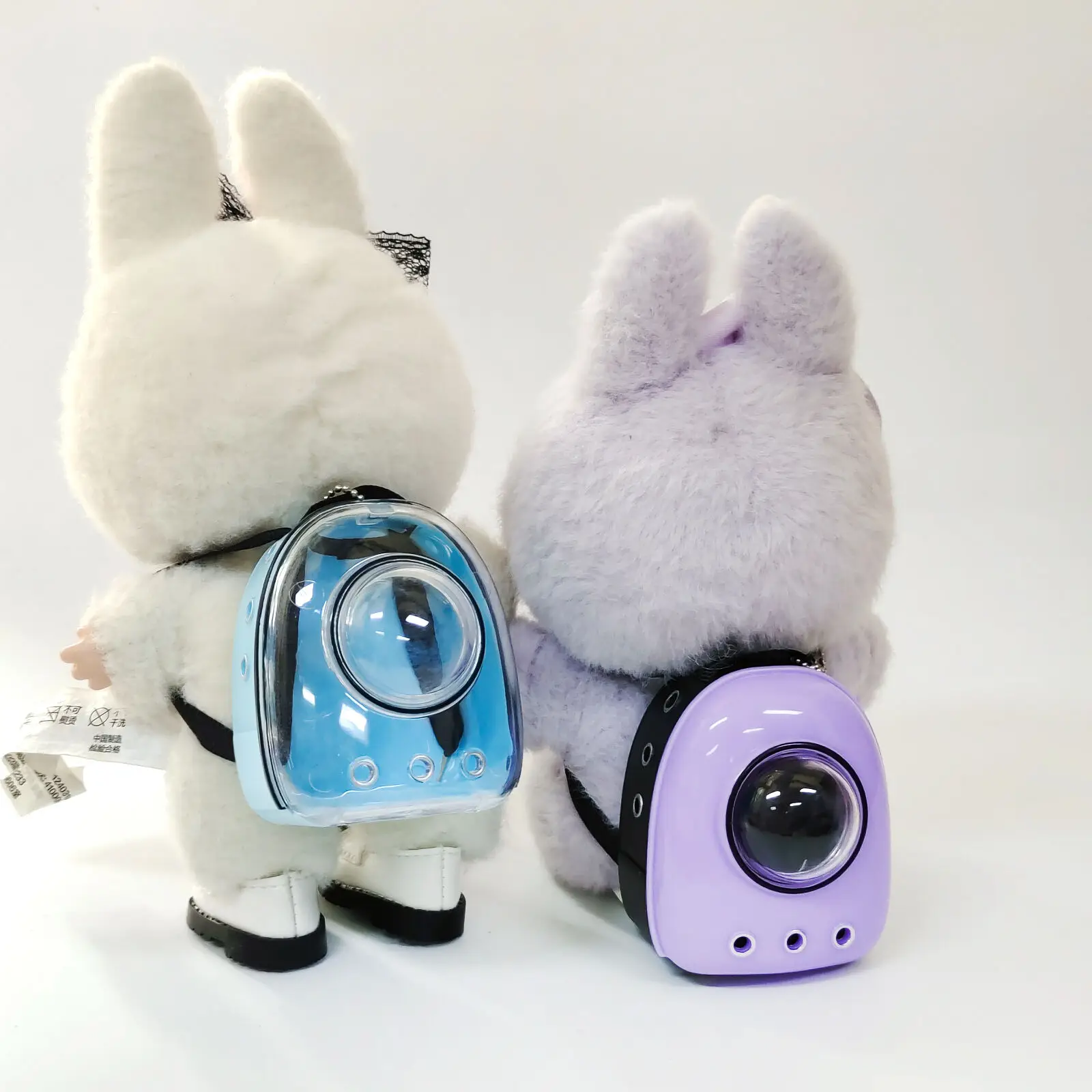 

Холщовый рюкзак для куклы Labubu, сумка для домашних животных для кукол 15/17 см, милые аксессуары для кукол, одежда для кукол labubu