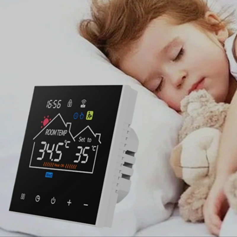 Y6GD Intelligent Termostato Controlador temperatura Termostato programável semanal 16A