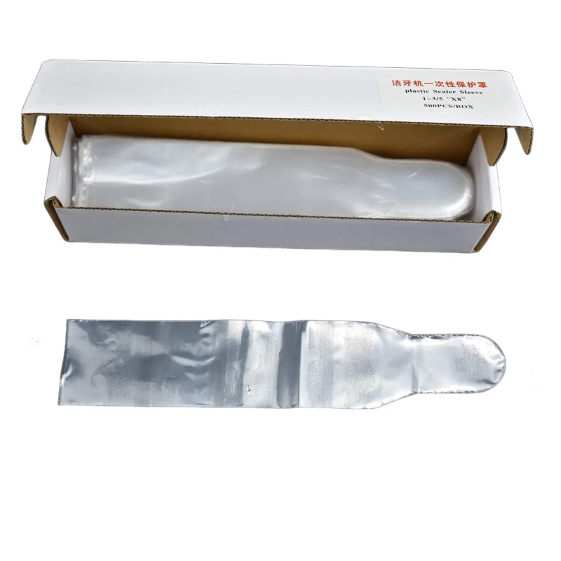 

100/500Pcs/Box Dental Ultrasonic Scaler Handle Protective Cover Disposable Sleeves Clinic Product Dentist Material